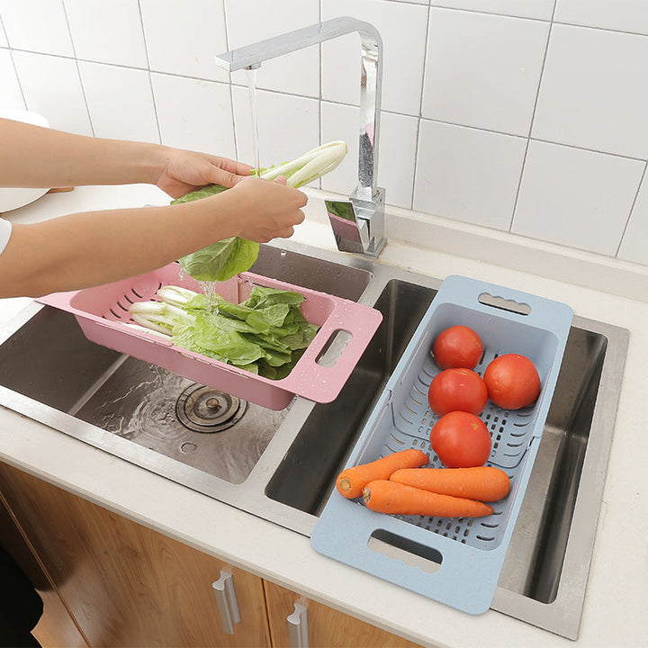 Lisslune | Adjustable Telescopic Fruit Sink Basket