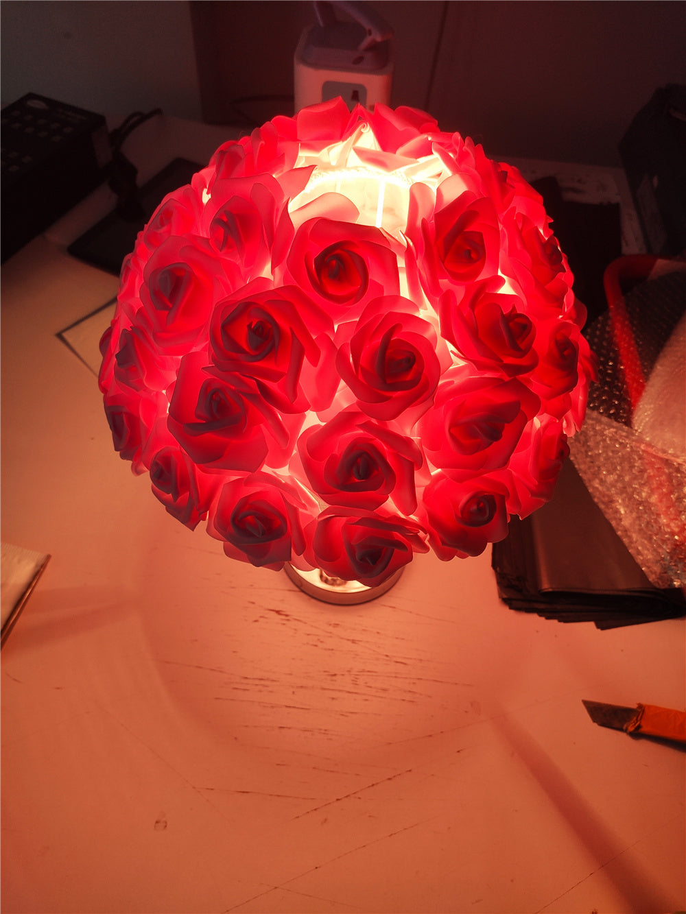 Lisslune | Rose Blossom Nightstand Lamp