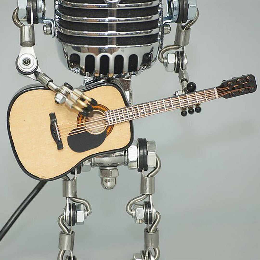 Lisslune | Vintage Guitar Playing Microphone Robot Lamp