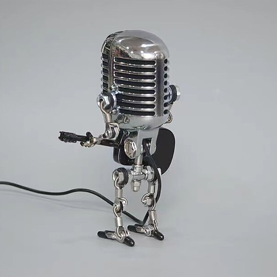 Lisslune | Vintage Guitar Playing Microphone Robot Lamp