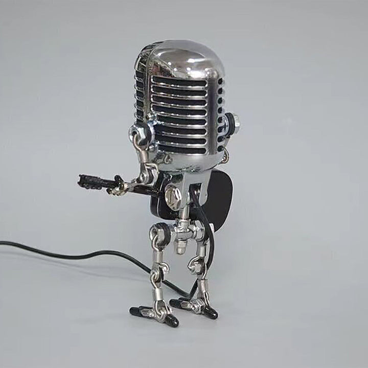 Lisslune | Vintage Guitar Playing Microphone Robot Lamp
