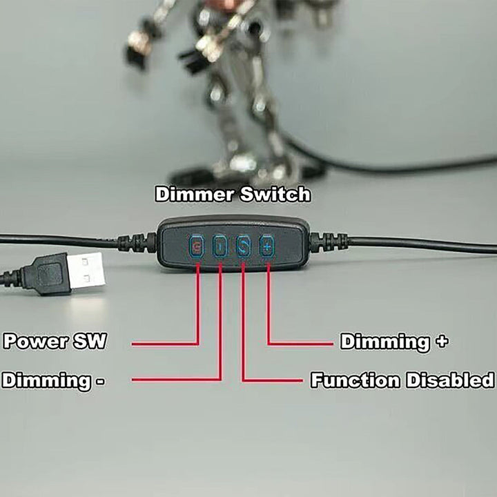 Lisslune | Vintage Guitar Playing Microphone Robot Lamp