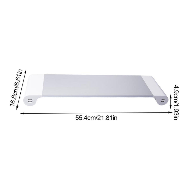 Lisslune | Universal USB Phone Charging Monitor Riser Stand
