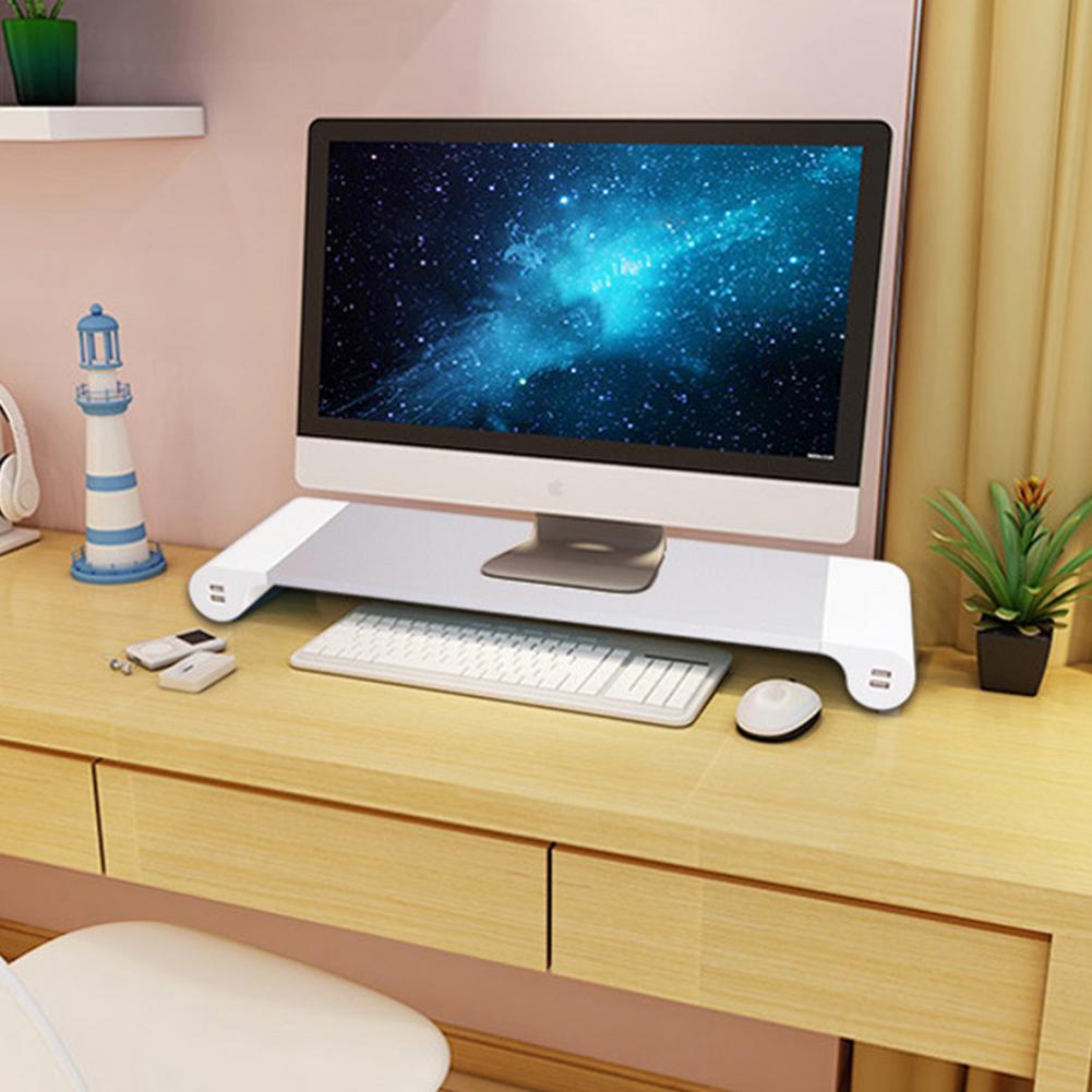 Lisslune | Universal USB Phone Charging Monitor Riser Stand