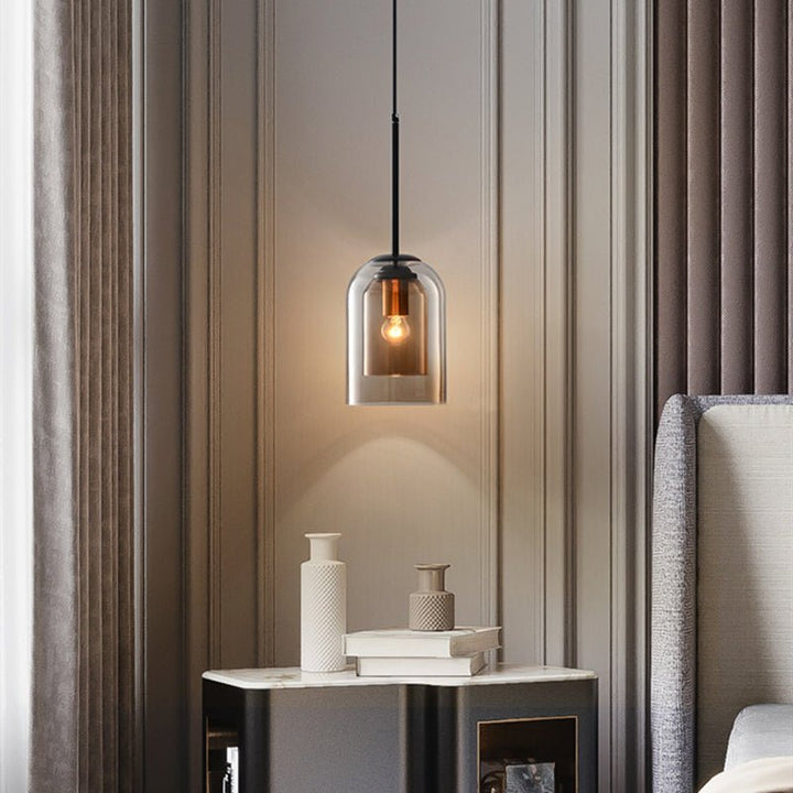 Lisslune | Stylish Double Glass Pendant Light - AuraGlass