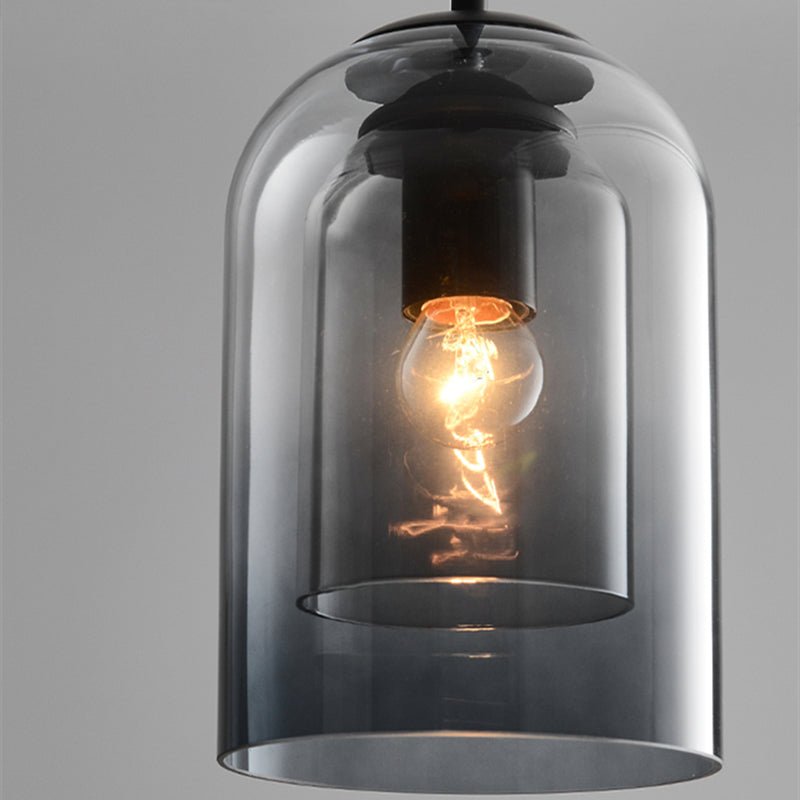 Lisslune | Stylish Double Glass Pendant Light - AuraGlass