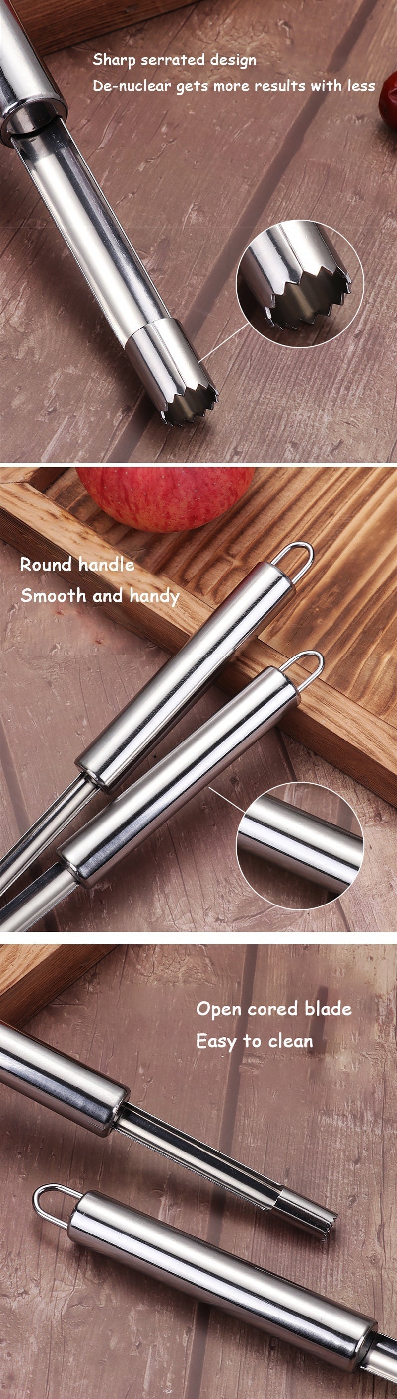 Lisslune | Stainless Steel Fruit Core Remover Tool