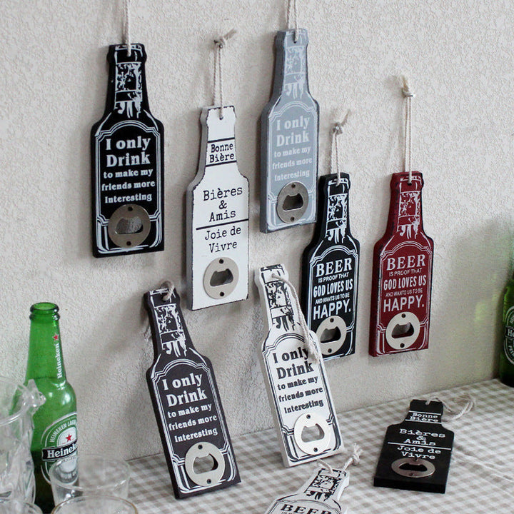 Lisslune | Retro Wood Bottle Opener