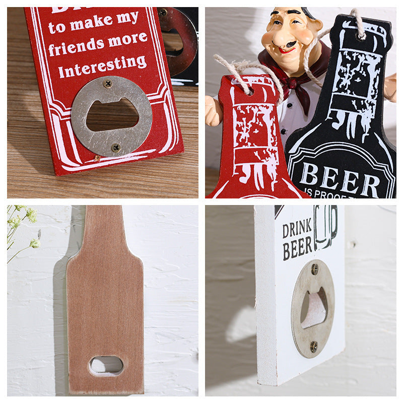 Lisslune | Retro Wood Bottle Opener