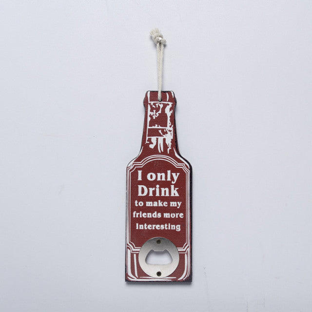 Lisslune | Retro Wood Bottle Opener
