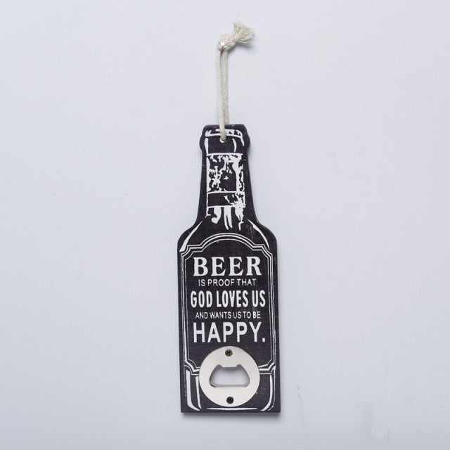 Lisslune | Retro Wood Bottle Opener