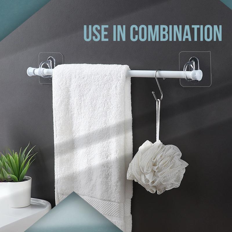 Lisslune | Self Adhesive Kitchen Bathroom Organizer Hook Set