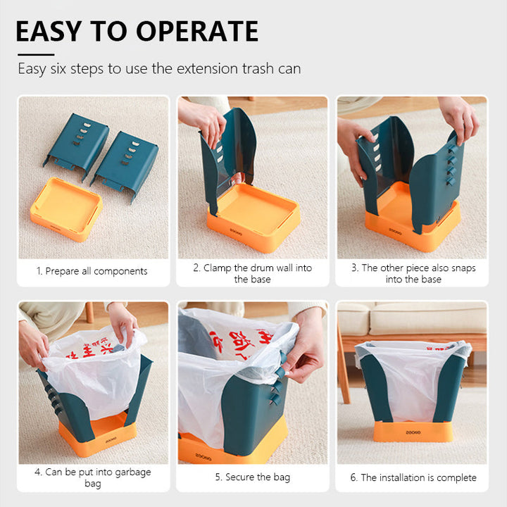 Lisslune | Portable Easy Pastel Trash Bag Holder