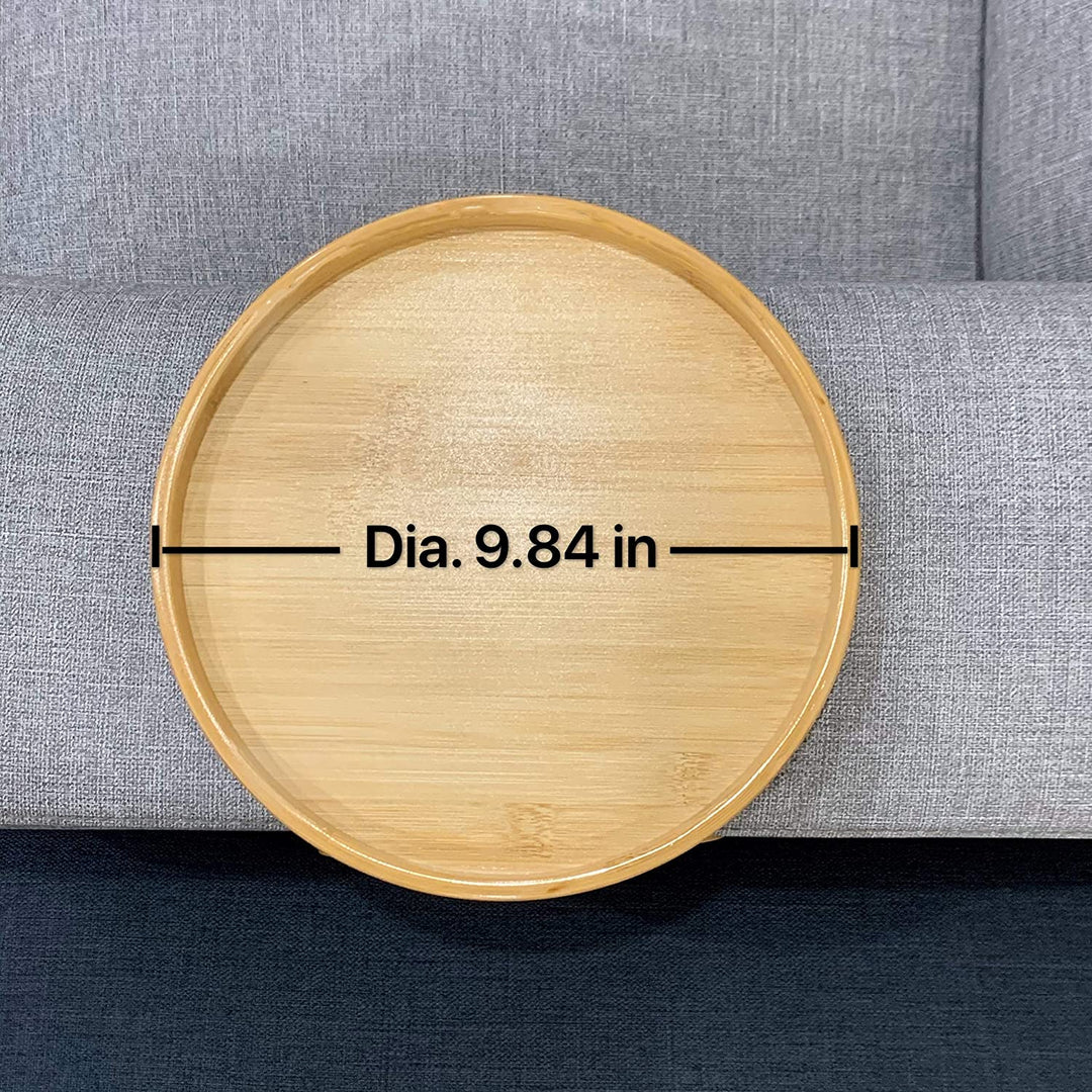 Lisslune | Creative  Clip-On Bamboo Sofa Armrest Tray