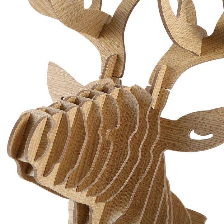 Lisslune | 3D Puzzle Wooden Hanging Deer Head