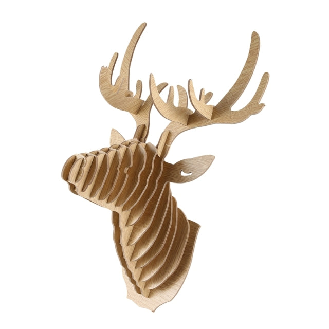 Lisslune | 3D Puzzle Wooden Hanging Deer Head