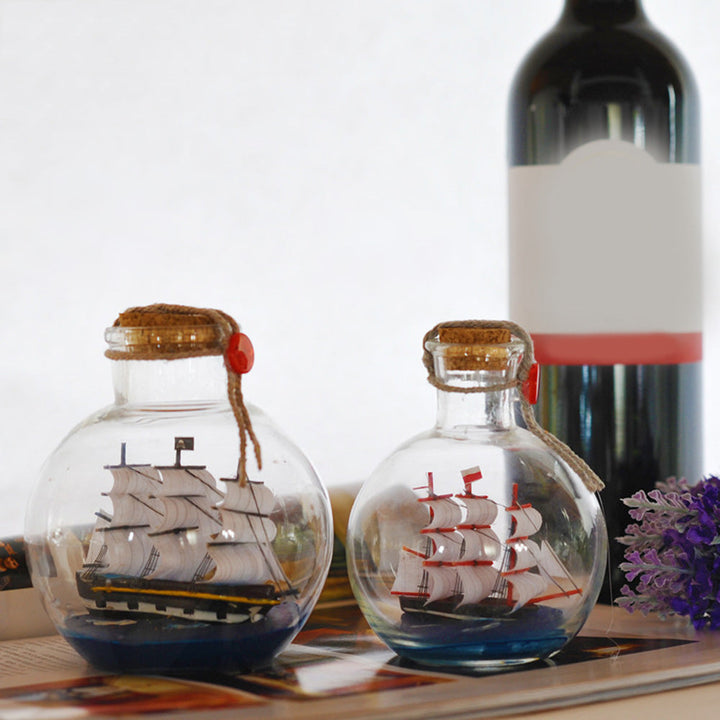 Lisslune | Creative Glass Bottle Ship