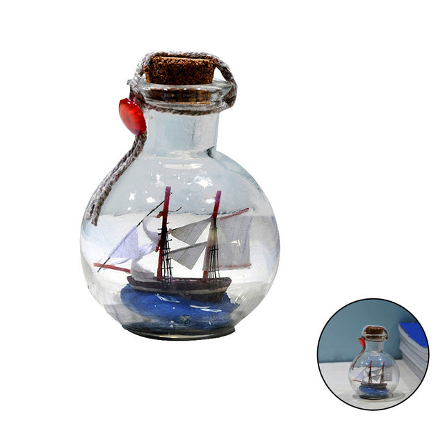 Lisslune | Creative Glass Bottle Ship