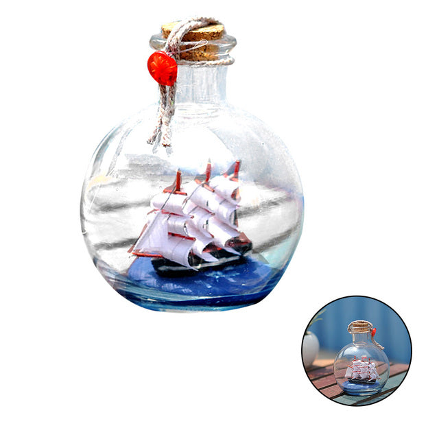 Lisslune | Creative Glass Bottle Ship