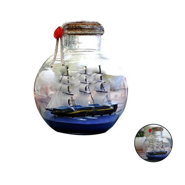 Lisslune | Creative Glass Bottle Ship