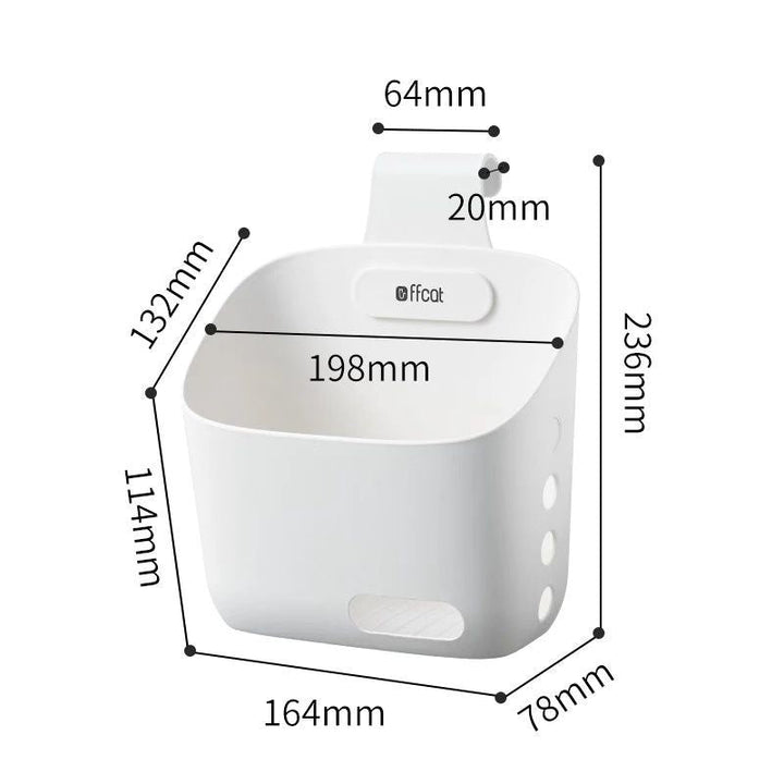 Lisslune | Wall-Mounted Simple Hanging Stackable Storage Basket