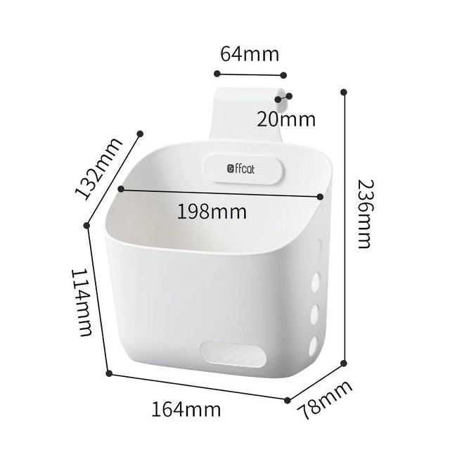 Lisslune | Wall-Mounted Simple Hanging Stackable Storage Basket