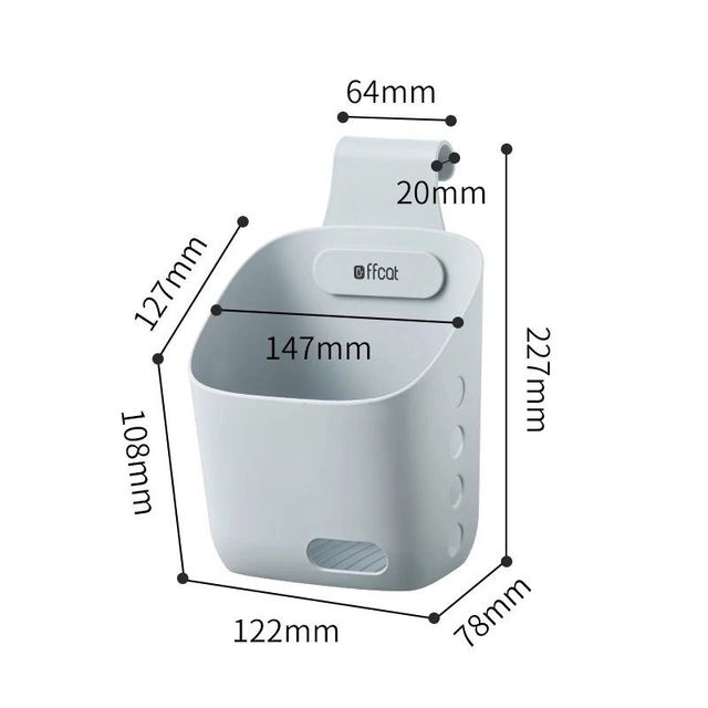 Lisslune | Wall-Mounted Simple Hanging Stackable Storage Basket