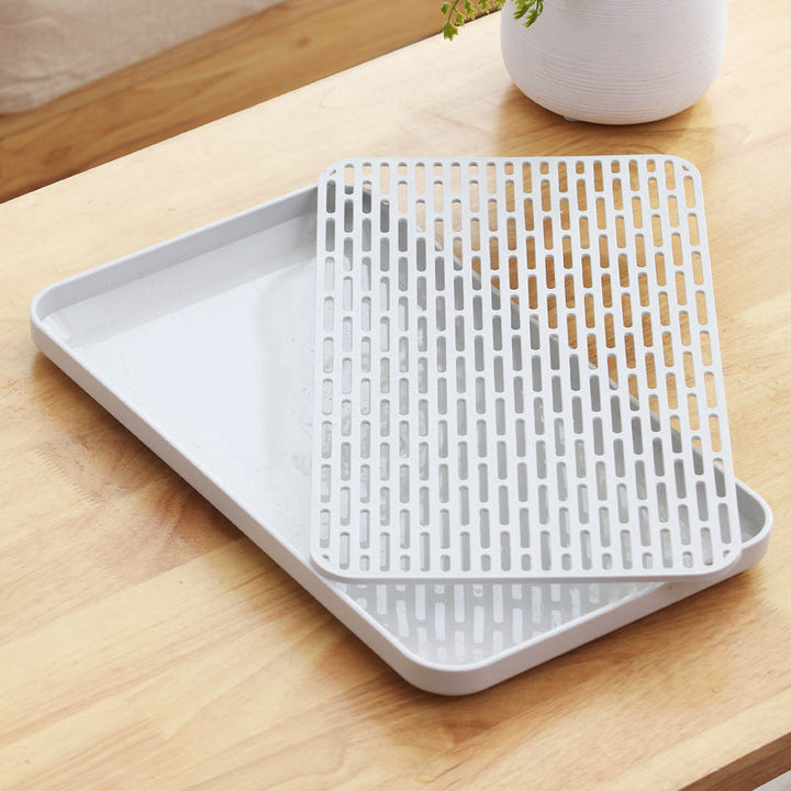 Lisslune | Double Layer Easy Clean Dish Drainer Tray