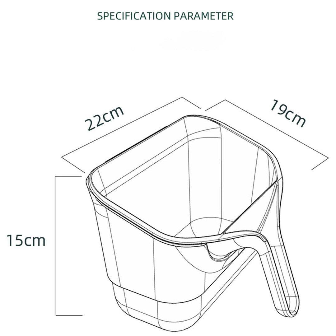Lisslune | Cabinet Door Removable Kitchen Trash Can