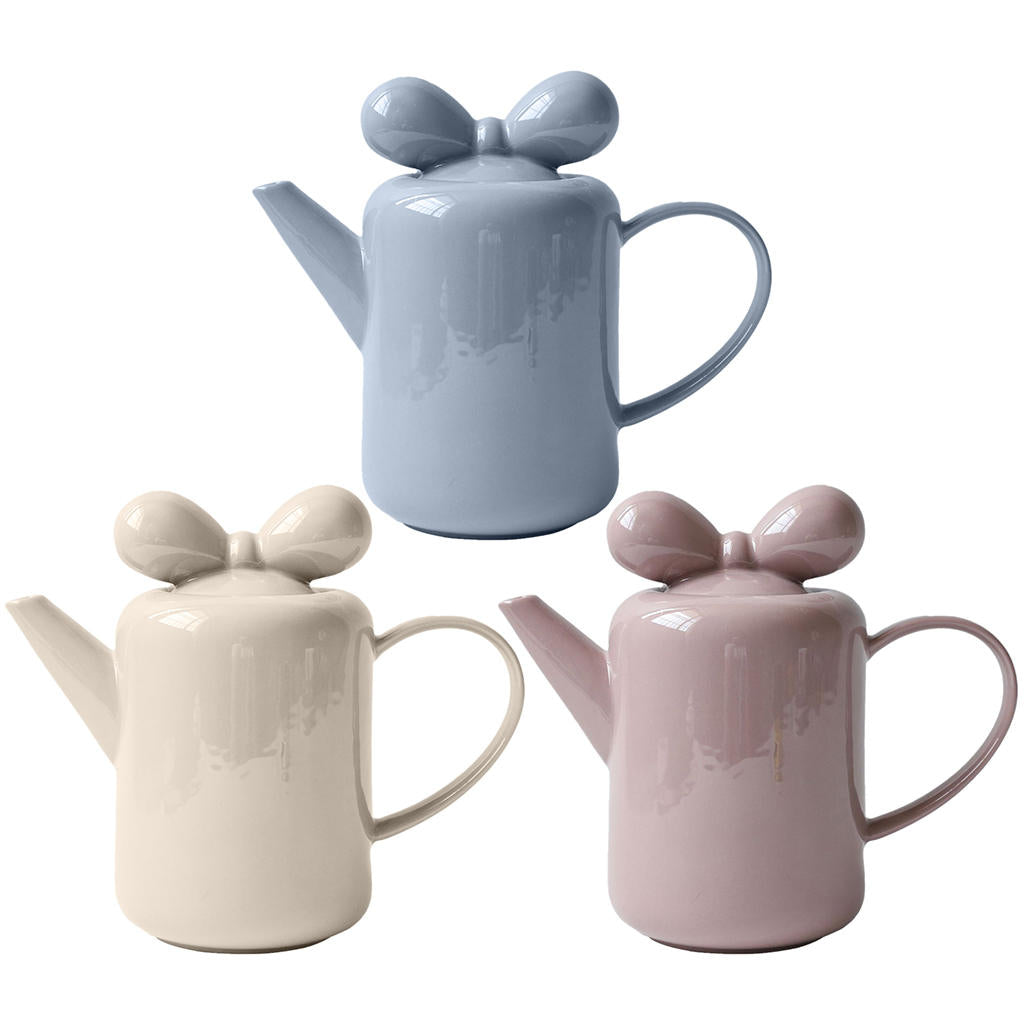 Lisslune | Bow Knot Design Porcelain Tea Pot
