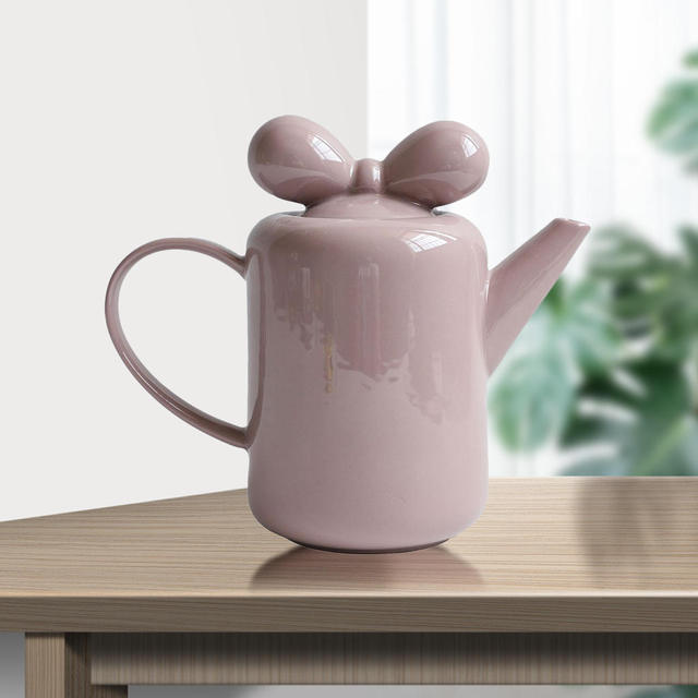 Lisslune | Bow Knot Design Porcelain Tea Pot