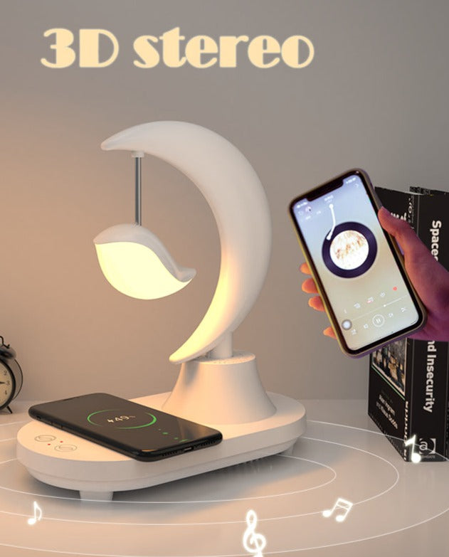 Lisslune | Moon Star Wireless Charging Night Lamp