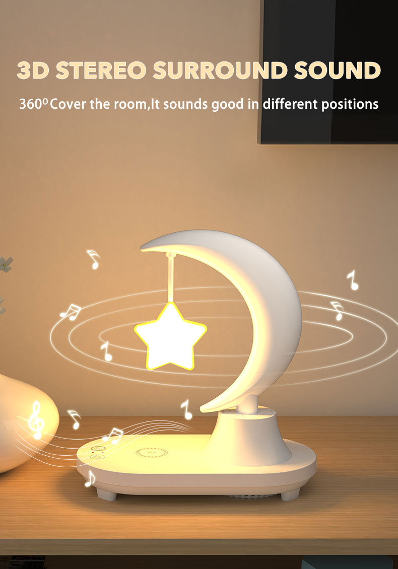 Lisslune | Moon Star Wireless Charging Night Lamp