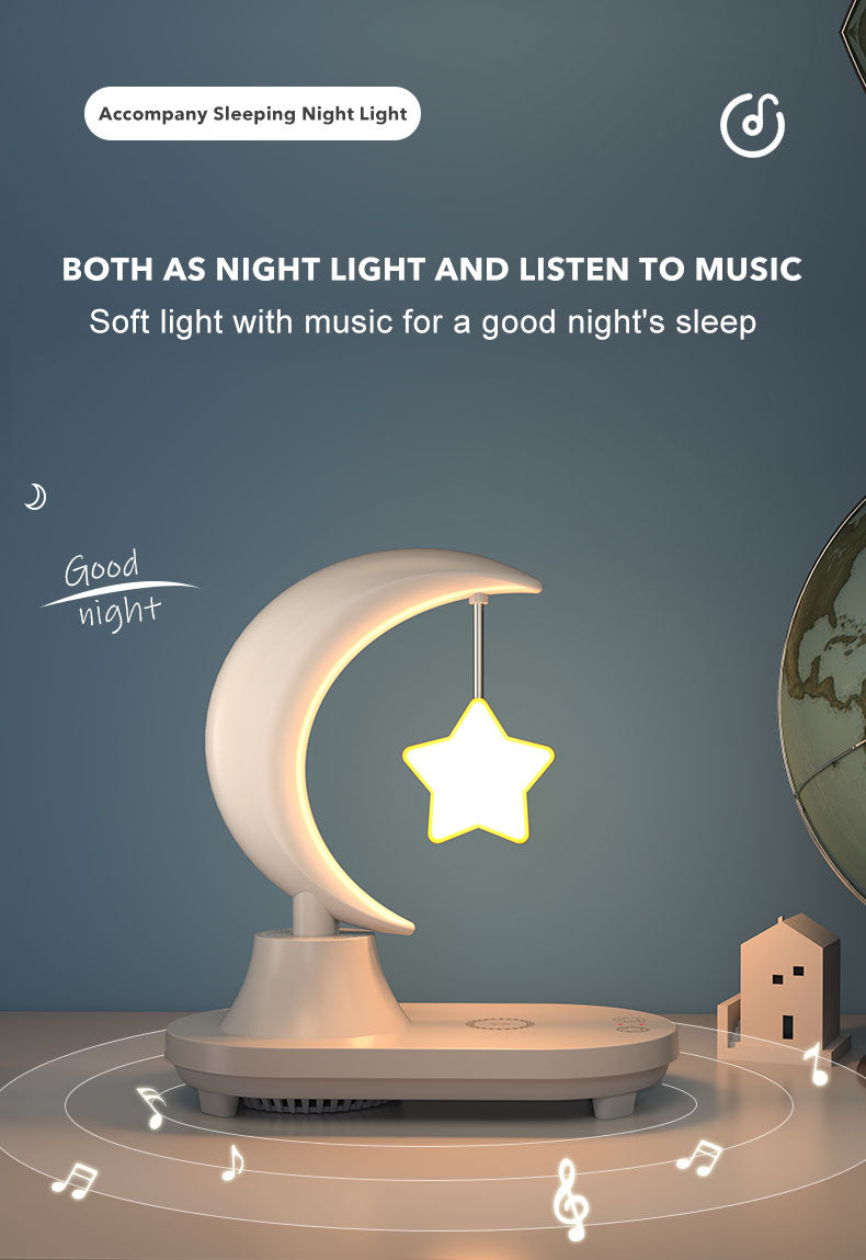 Lisslune | Moon Star Wireless Charging Night Lamp