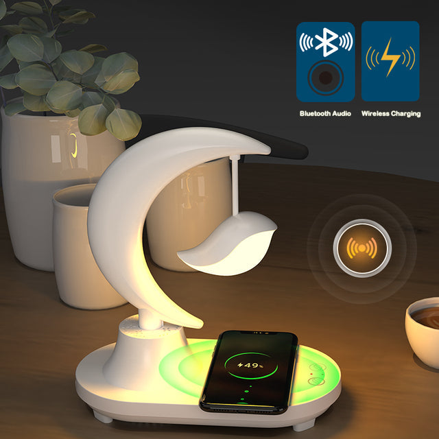 Lisslune | Moon Star Wireless Charging Night Lamp