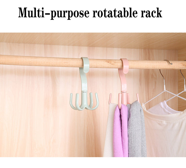 Lisslune | Rotating Four-Claw Wardrobe Organizer Hanger