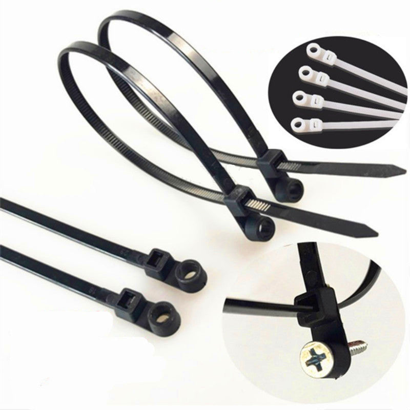 Lisslune | Mountable Self Locking Plastic Cable Ties