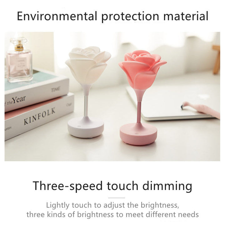 Lisslune | Rose Flower Romantic Touch Night Light