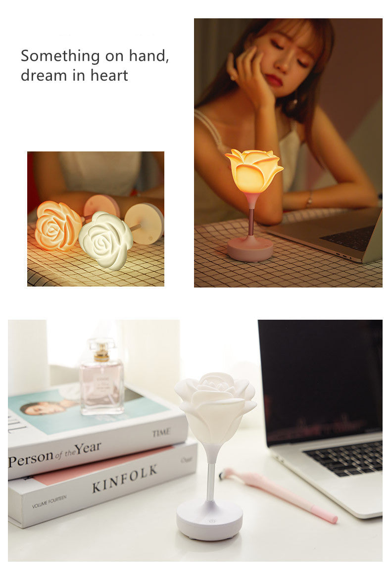 Lisslune | Rose Flower Romantic Touch Night Light