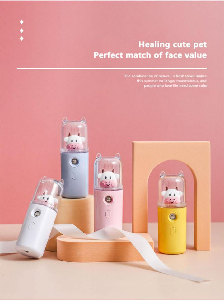 Lisslune | USB Cartoon Animal Rechargeable Mini Face Steamer