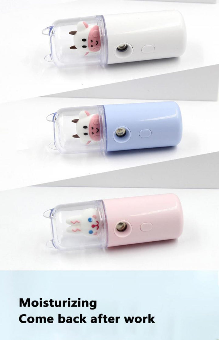 Lisslune | USB Cartoon Animal Rechargeable Mini Face Steamer