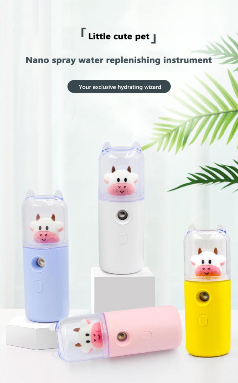 Lisslune | USB Cartoon Animal Rechargeable Mini Face Steamer