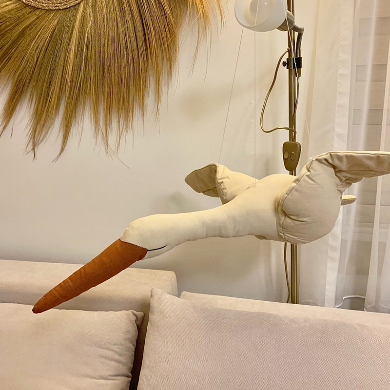 Lisslune | Creative Nursery Decor Hanging Swan Plush Doll