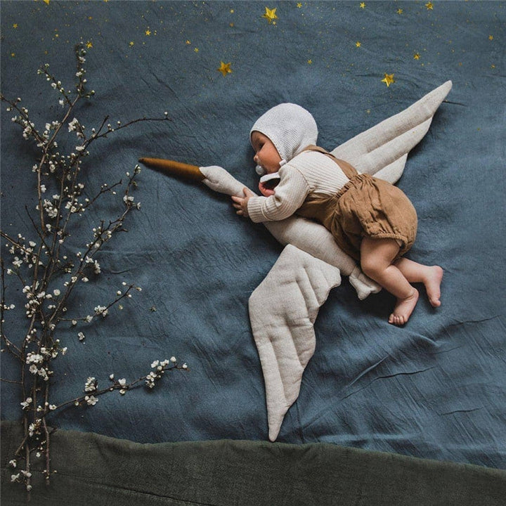 Lisslune | Creative Nursery Decor Hanging Swan Plush Doll