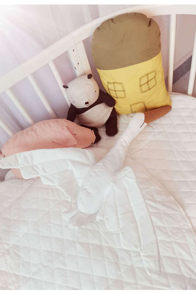 Lisslune | Creative Nursery Decor Hanging Swan Plush Doll