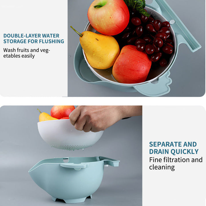Lisslune | All-in-One Drain Basket Vegetable Grater