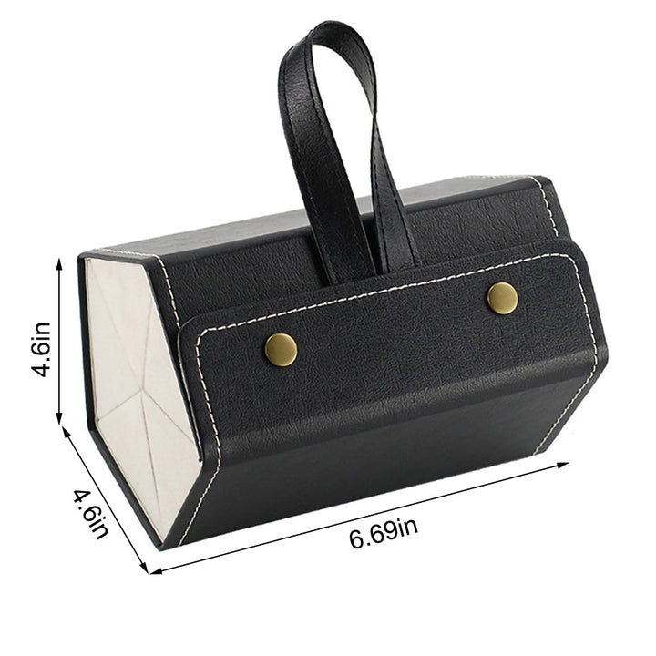 Lisslune | Folding Leather Travel Eyeglasses Organizer