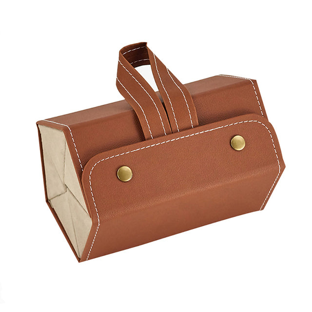 Lisslune | Folding Leather Travel Eyeglasses Organizer