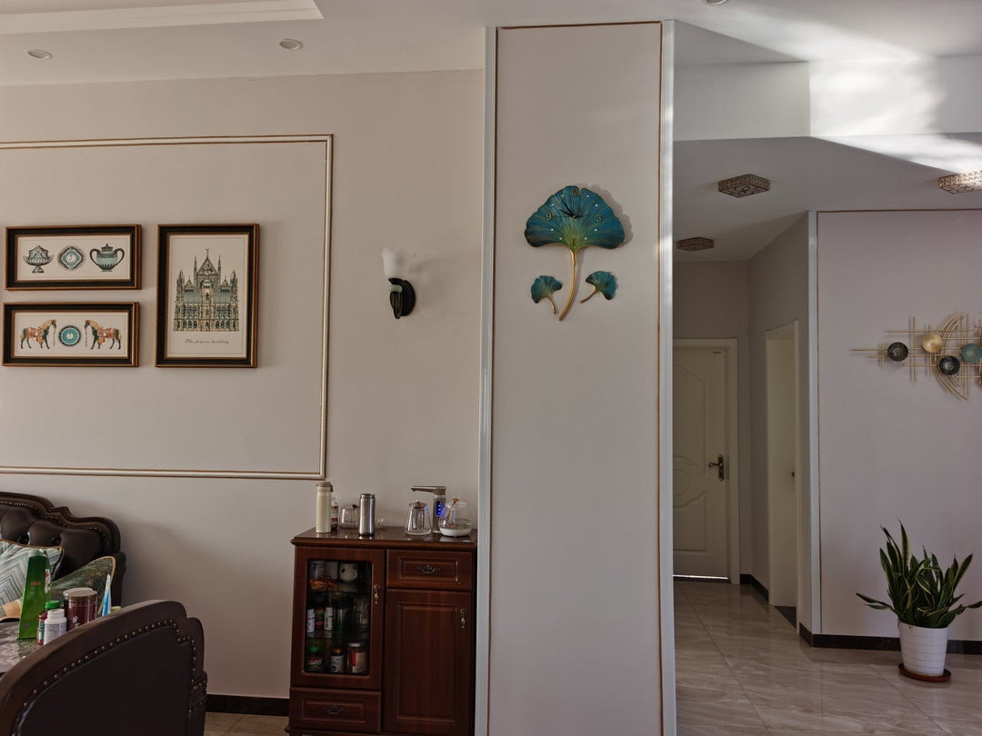 Lisslune | Elegant Leaf Wall Silent Clock