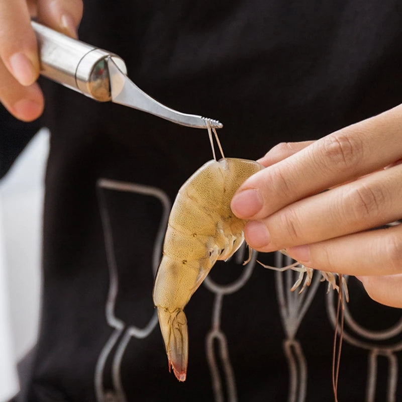 Lisslune | Shrimp Cleaner Stainless Steel Cutter